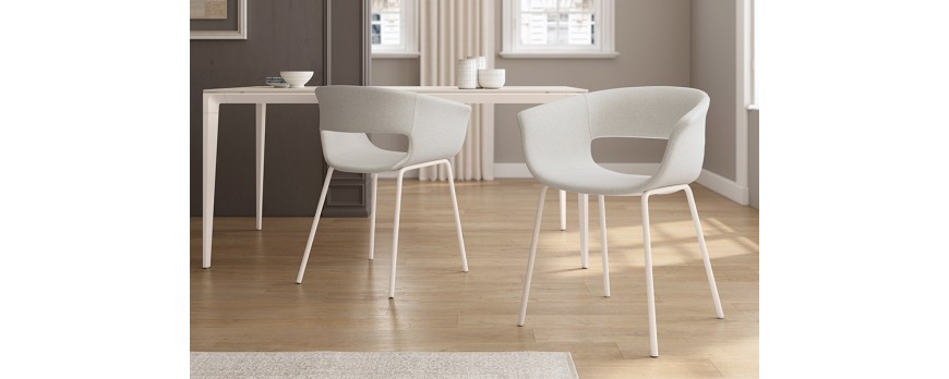 ¿Qué color de mesa combina con una silla blanca de comedor?