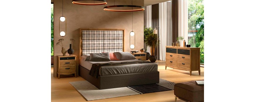 Cómo combinar cabecero, mesitas y cómoda sin que desentonen