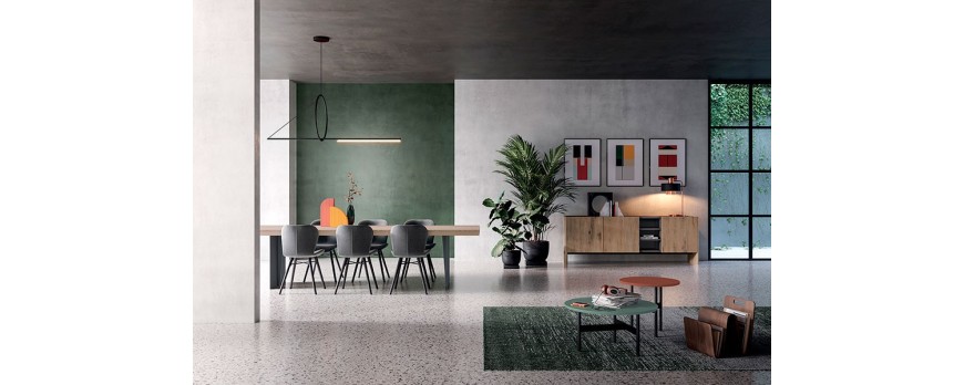 ¿Es adecuada la decoración de estilo industrial para un salon-comedor integrado con la cocina?