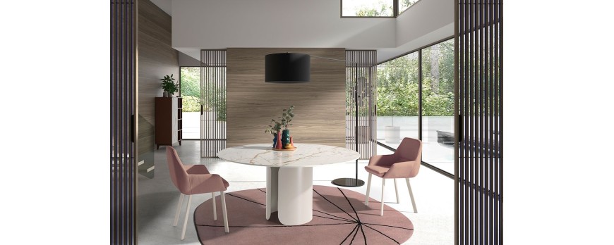 ¿Por qué las mesas redondas son las preferidas por los interioristas para amueblar un comedor moderno y actual?