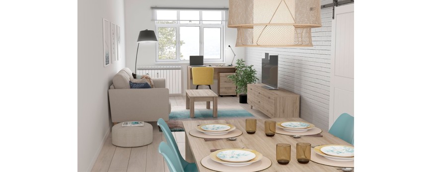 Que muebles usar para conseguir en un estudio una decoracion funcional y con estilo