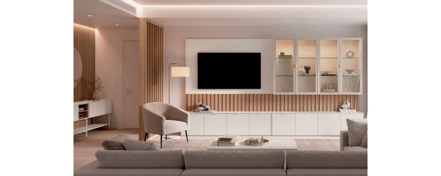 Cómo elegir los muebles de salón ideales según el tamaño de tu casa