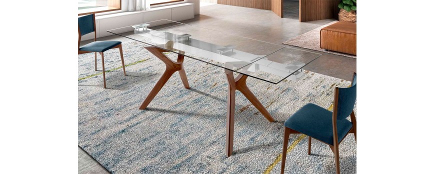 Cómo combinar mesas de cristal con otros muebles del salón Cómo combinar mesas de cristal con otros muebles del salón