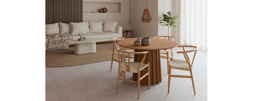 ¿Cuántas sillas caben en una mesa comedor redonda de 120 cm? ¿Cuántas sillas caben en una mesa comedor redonda de 120 cm?
