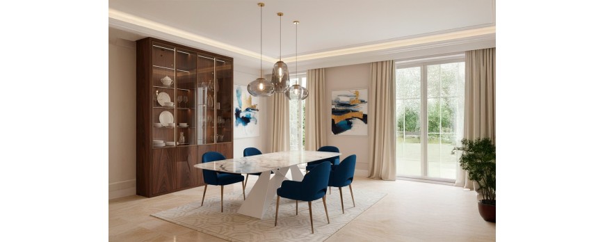 Cómo conseguir un comedor de lujo con un presupuesto limitado