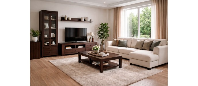 Qué colores combinan con muebles de salón wengue