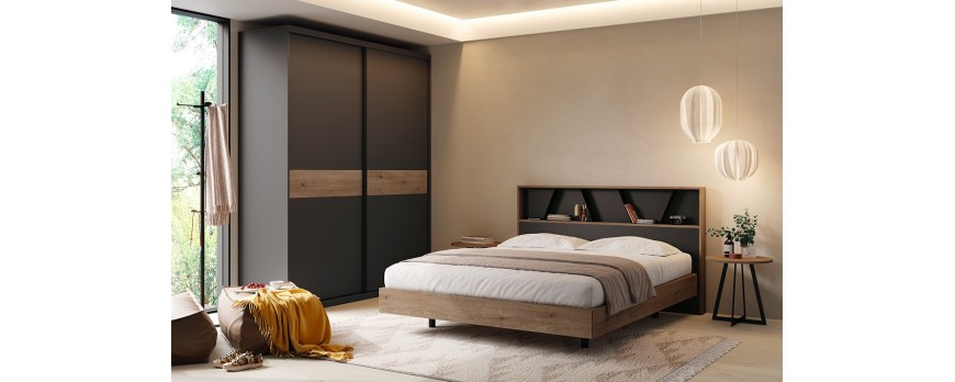 Muebles para mantener el orden en un dormitorio de matrimonio pequeño: soluciones prácticas que sí funcionan