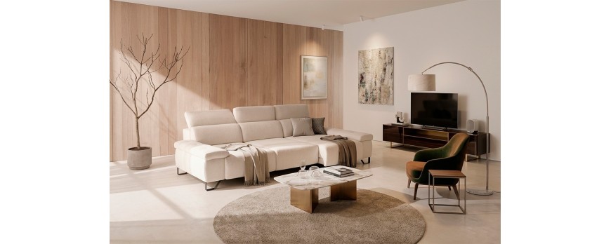 ¿Qué características tienen los sofás modulares con sistema deslizante?