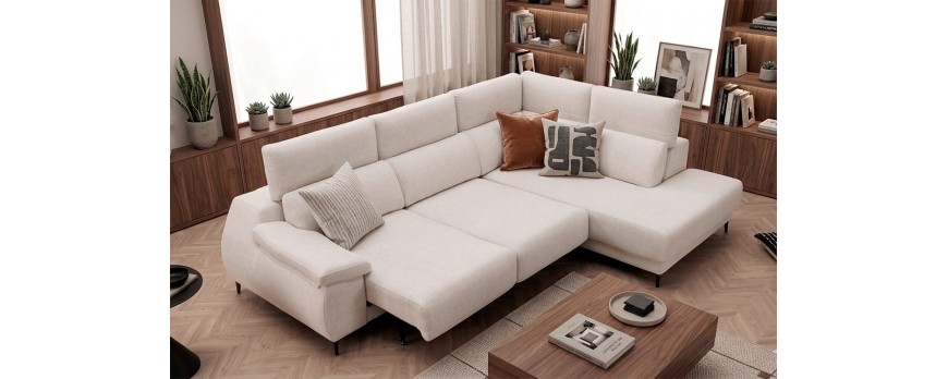 Diferencias entre sofá deslizante, sofá reclinable y sofá con chaise longue